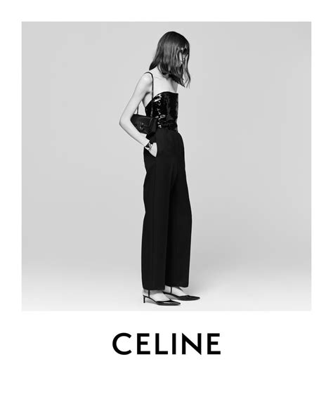 celine black lace jumpsuit|celine triomphe.